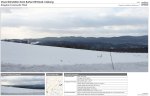 Photo simulation of the proposed wind towers. Courtesy of Green Mountain Power.