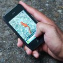 Photographing reptiles on a nature walk. VTD/Taylor Dobbs