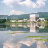 Vermont Yankee on the banks of the Connecticut River