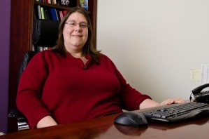 Sarah Launderville, executive director of the Vermont Center for Independent Living. VTD/Josh Larkin