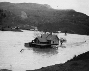 Bolton, 1927 flood. Vermont Historical Society