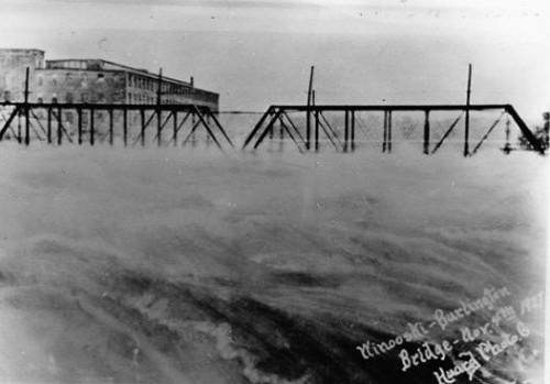 Winooski floodwaters, 1927. Vermont Historical Society