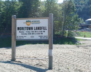 Moretown Landfill entrance