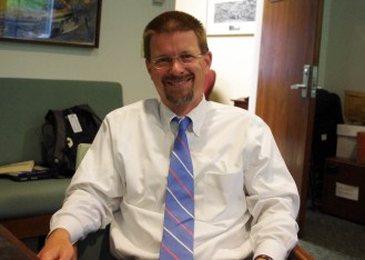 House Speaker Shap Smith in his office at the Statehouse in Montpelier on Thursday. Photo by Tom Brown/VTDigger