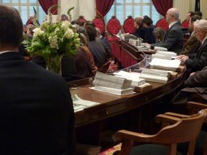 Members of the Vermont General Assemby face a $150 million deficit. Photo by Kate Schubart