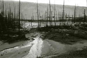 Tailings from a uranium mine in Ontario