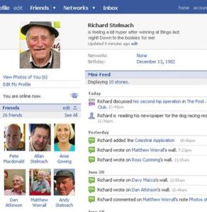Sample Facebook page