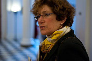 20110207--wallackTestimony Photo of Sen. Hinda Miller.