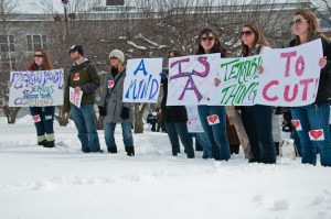 20110309--healthRally-11 A mind is a terrible thing to cut. Photo by Josh Larkin.