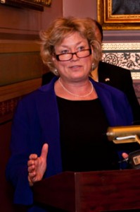 VHFA Executive Director Sarah Carpenter. Photo by Josh Larkin.