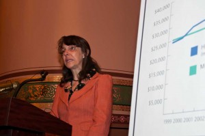 Montpelier resident Nancy Smith said she was priced out of many apartments last fall and found herself touring "sub-livable" rentals when she moved to Vermont last fall Photo by Josh Larkin.