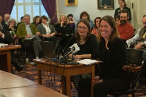 Anya Rader Wallack, right, and Robin Lunge. VTD/Josh Larkin