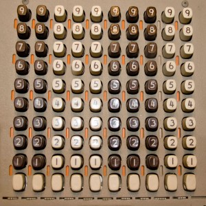 Adding machine. Photo by Charles Tilford.