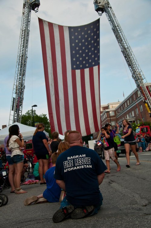 Fourth July 2011 Bagram Fire Rescue Afghanistan. VTD/Josh Larkin