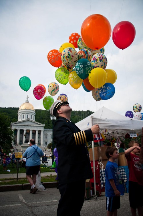 Fourth July 2011 Balloon man. VTD/Josh Larkin