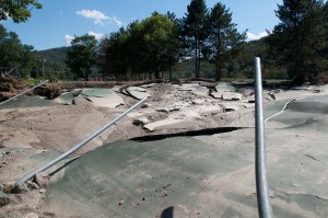 Rochester's tennis courts near the Damian Sleath Memorial Soccer Field. VTD/Josh Larkin
