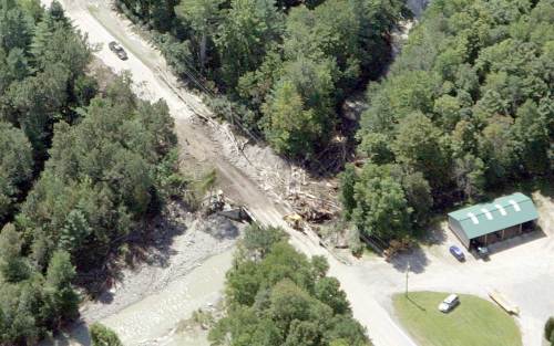 Route 100 near Pittsfield. Photo courtesy of CVPS