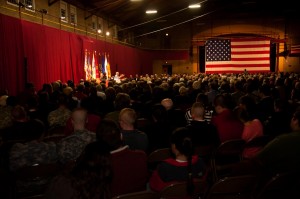 Matilin and Carville spoke as part of Norwich University's Todd Lecture Series. Approximately 900 people attended the event. VTD/Josh Larkin