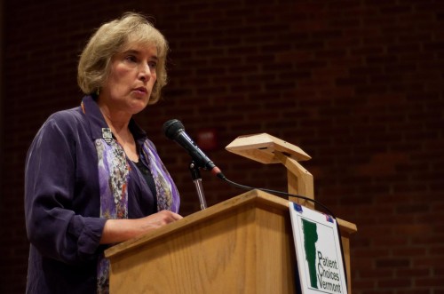 Nancy Niedzielski spoke in the Pavillion Auditorium on Wednesday, October 5, 2011. VTD/Josh Larkin