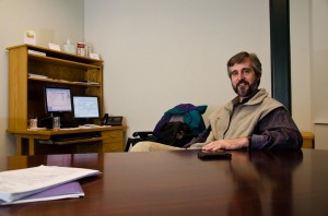 DEC Commissioner David Mears in his new Waitsfield office. VTD/Josh Larkin