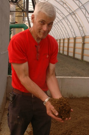 Digester Les Pike Keewaydin Farm compost Les Pike