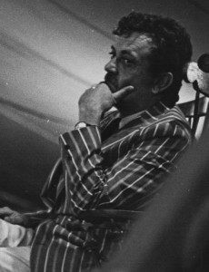 Kurt Vonnegut addressed the graduates and provided some advice. Photo by Greg Guma