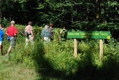 Morristown Town Forest trail hike Hikers