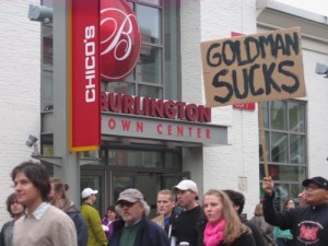 Occupy Burlington march Occupy march