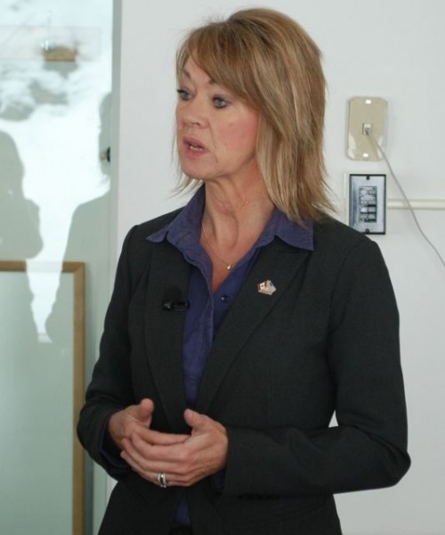Alberta environmental minister, Diana McQueen. Photo by Audrey Clark