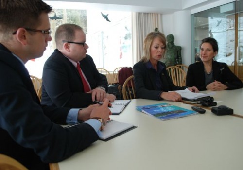 Alberta officials met with lawmakers on Tuesday. Photo by Audrey Clark