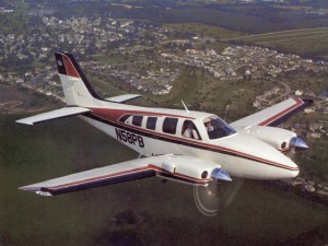 Beechcraft Baron, Wikipedia image.