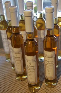 Ice cider on display and for sale at Allenholm Farm. Photo by Dirk Van Susteren