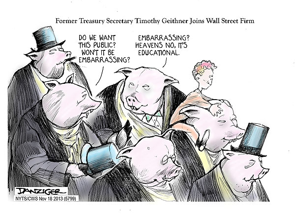 Danziger: Geithner To Wall Street