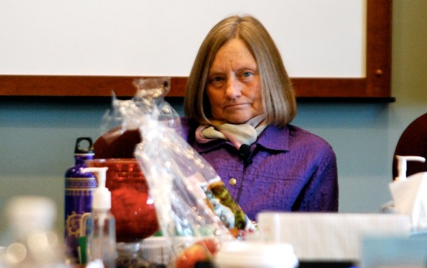 Rep. Martha Heath, D-Westford, chair of the House Appropriations Committee, heard testimony Wednesday on the Budget Adjustment Act. Photo by John Herrick/VTDigger