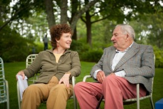 Eileen Rockefeller Growald and her father, David Rockefeller, 95, in 2010. Photo courtesy of Eileen Growald