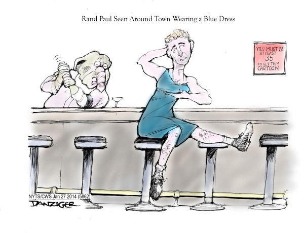 Danziger: Rand Paul Blue Dress