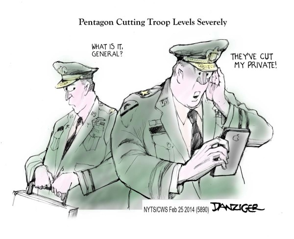 Danziger: Army Cutbacks
