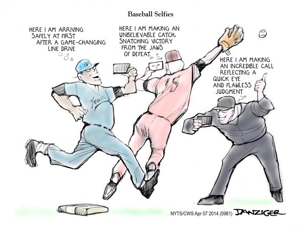 Danziger: Baseball Selfies