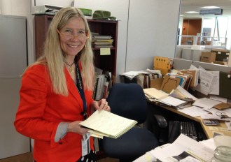 State Archeologist Giovanna Peebles will leave her post June 30 after 38 years. In that time, she's seen the number of known archeological sites grow from 500 to 6,000. Those sites, she says, help tell the 12,500-year story of Vermont and its peoples. Photo by Candace Page