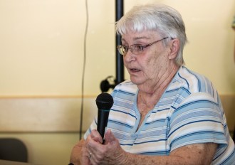 More than 100 people attended a hearing last week in Winooski on problems with the state Department for Families and Children held in the wake of the deaths of three children whose families had ties with the department. Photo by Roger Crowley/for VTDigger 