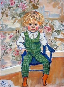 "jenny Brand," 1969, by Alice Neel (1900-1984), oil on canvas, © Estate of Alice Neel. Brand Family Collection