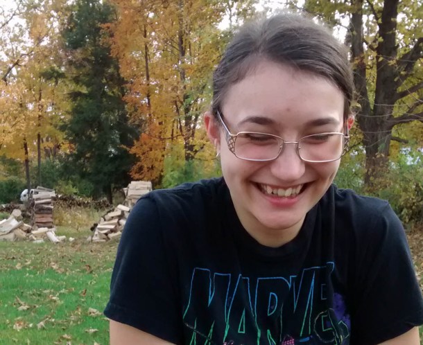 Zoe Riell is a senior who is homeschooled in Poultney. Courtesy photo