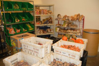 Commodities used by the the Community Kitchen Academy in Barre, which trains low-income people how to cook and find jobs in the food service industry. Photo by Laura Krantz/VTDigger