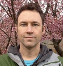 Leif Richardson, a bee expert at UVM’s Gund Institute for Ecological Economics. Courtesy photo