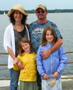 Lara Sobel and family