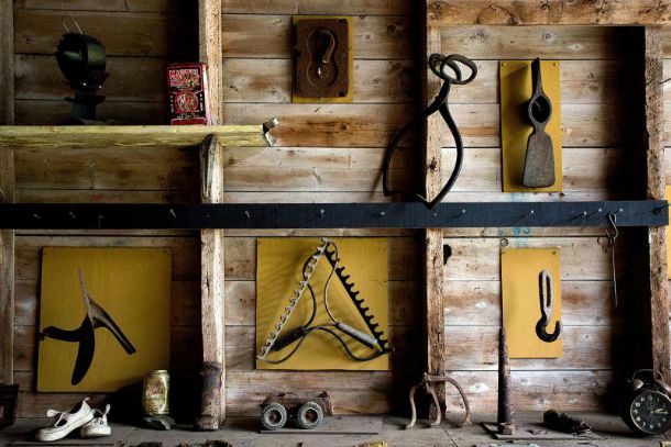 Museum of Everyday Life New England Barns Found Objects exhibit