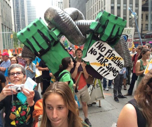 Climate March in New York City, Sept. 21, 2014. Photo by Don Hooper