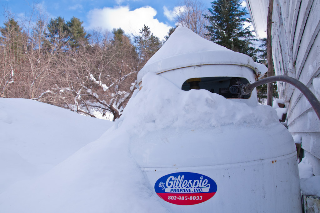 Photo of a propane tank.