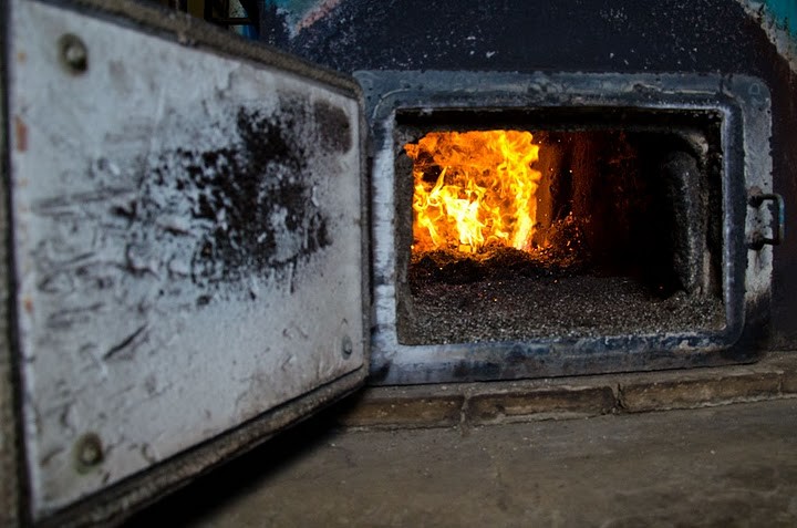 Wood chip boiler at Calais Elementary School. VTD/Josh Larkin.