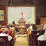 Gov. Peter Shumlin speaking in Rutland on Sunday. VTD/Eli Sherman